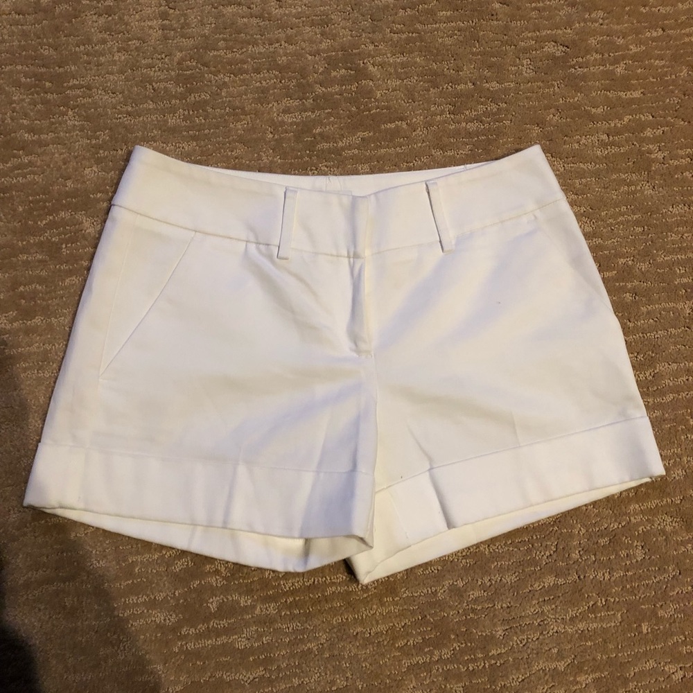 New York & Company White Shorts